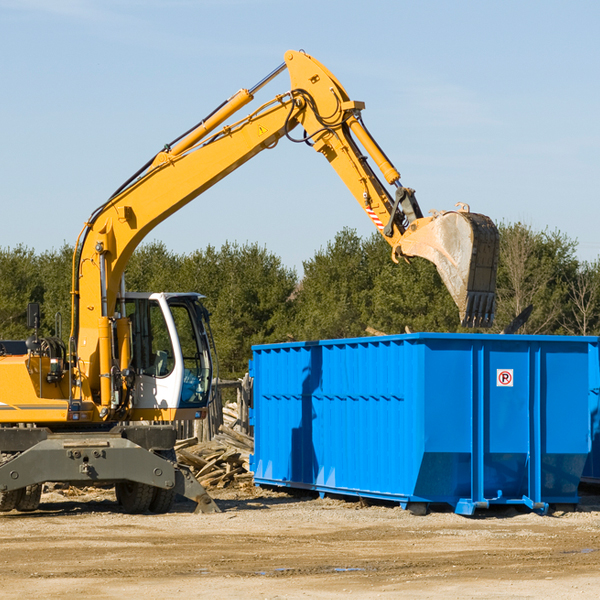 how does a residential dumpster rental service work in Pine Creek